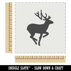 Deer Buck in Profile Solid Wall Cookie DIY Craft Reusable Stencil