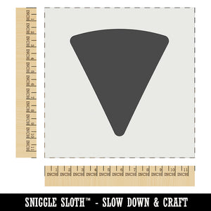 Pizza Slice Triangle Solid Wall Cookie DIY Craft Reusable Stencil