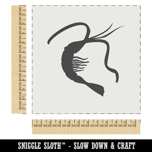 Shrimp Solid Wall Cookie DIY Craft Reusable Stencil