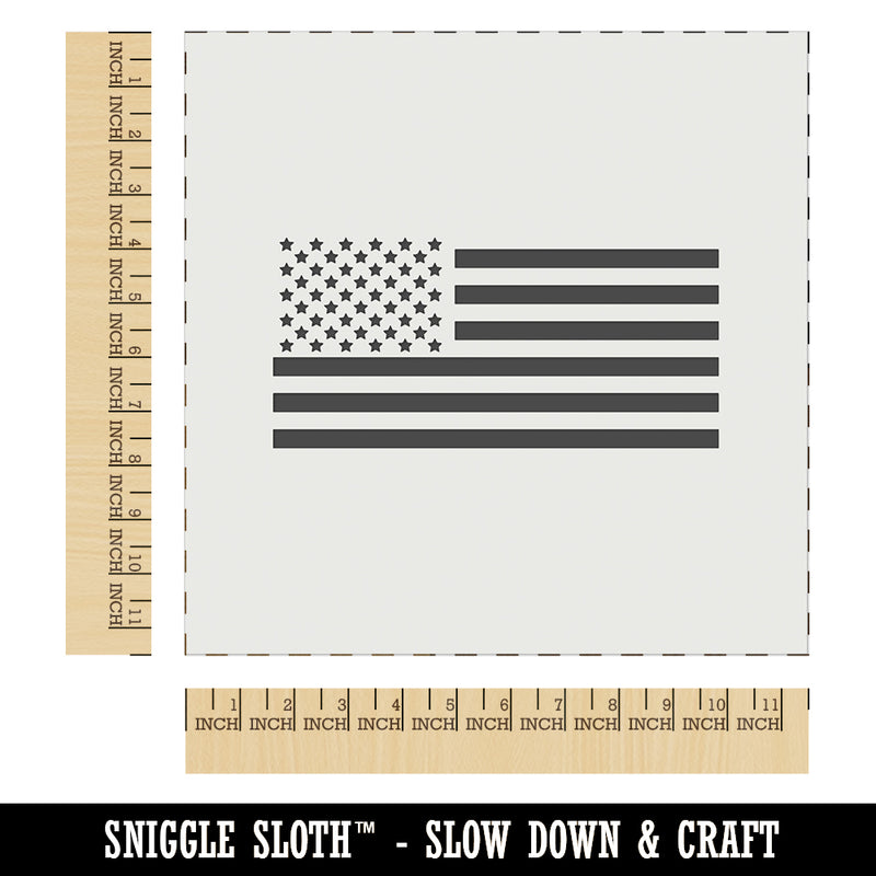 USA United States of America Flag Wall Cookie DIY Craft Reusable Stencil