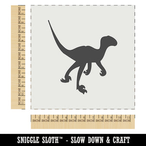 Velociraptor Dinosaur Solid Wall Cookie DIY Craft Reusable Stencil