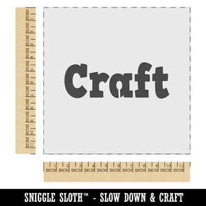 Craft Fun Text Wall Cookie DIY Craft Reusable Stencil