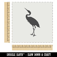 Crane Standing Solid Wall Cookie DIY Craft Reusable Stencil