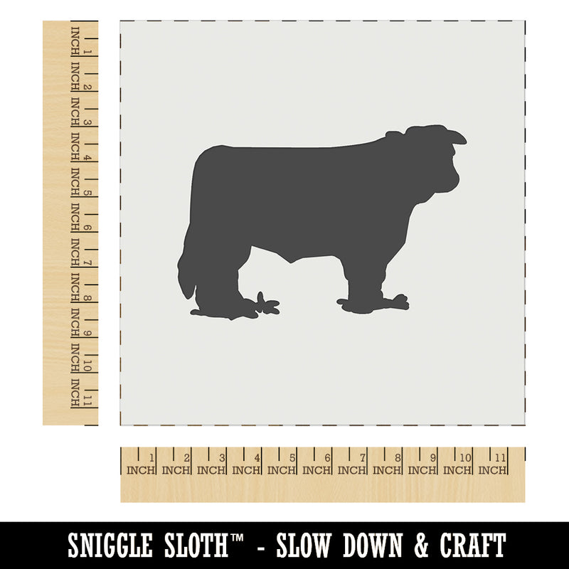 Hereford Cow Solid Wall Cookie DIY Craft Reusable Stencil