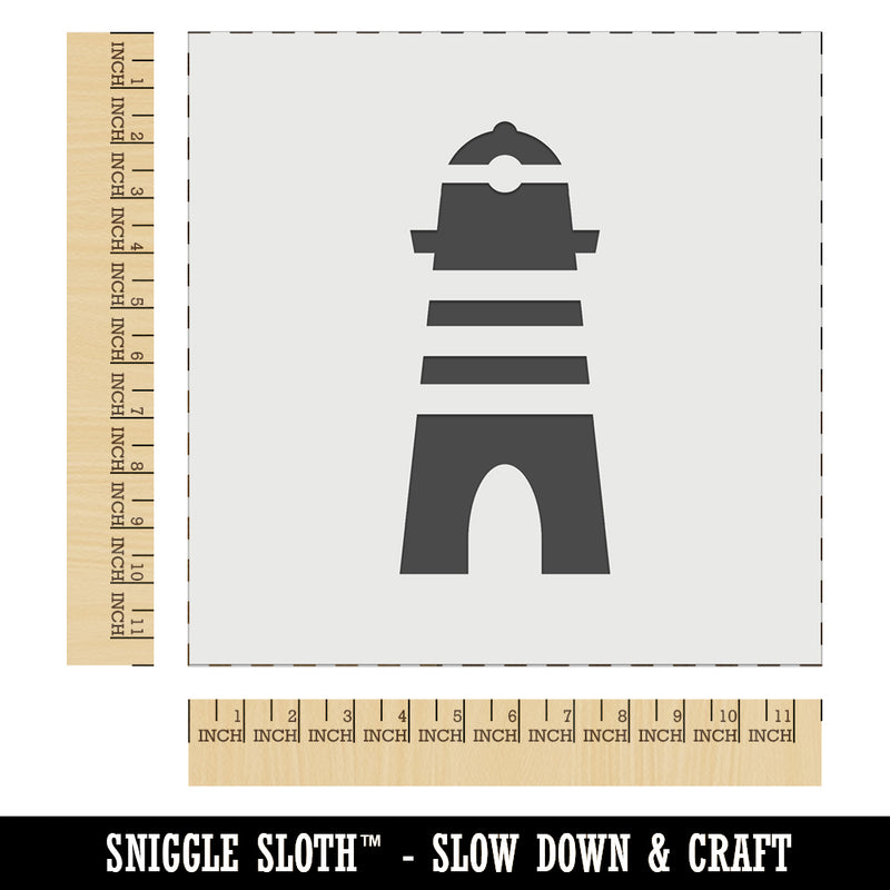 Lighthouse Striped Wall Cookie DIY Craft Reusable Stencil