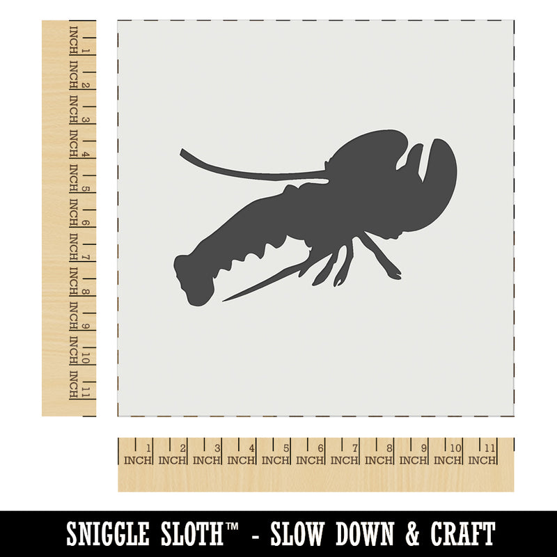 Lobster Solid Wall Cookie DIY Craft Reusable Stencil