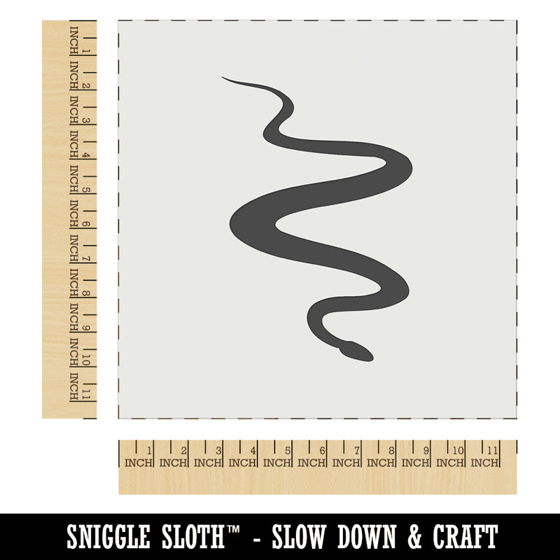 Slithering Snake Solid Wall Cookie DIY Craft Reusable Stencil