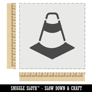 Traffic Cone Wall Cookie DIY Craft Reusable Stencil