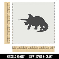 Triceratops Dinosaur Solid Wall Cookie DIY Craft Reusable Stencil