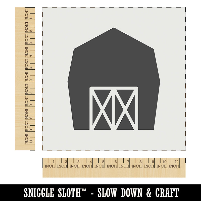 Barn Doodle Wall Cookie DIY Craft Reusable Stencil