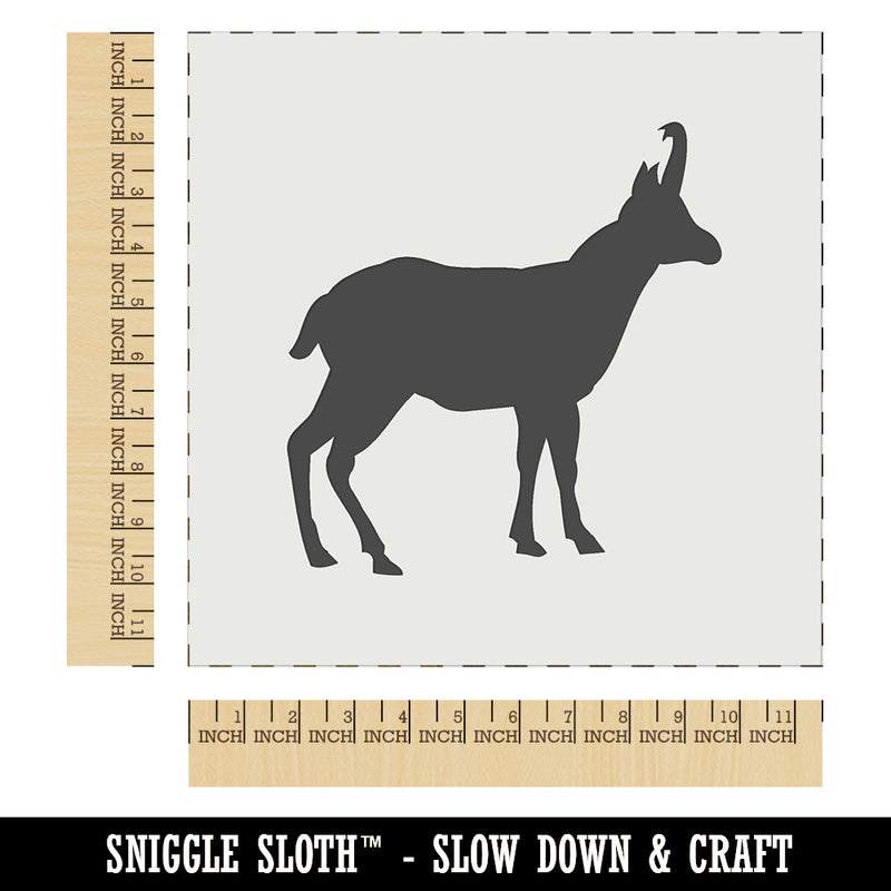 Goat Right Facing Solid Wall Cookie DIY Craft Reusable Stencil