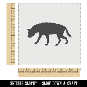 Hyena Solid Wall Cookie DIY Craft Reusable Stencil