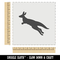 Kangaroo Jumping Solid Wall Cookie DIY Craft Reusable Stencil