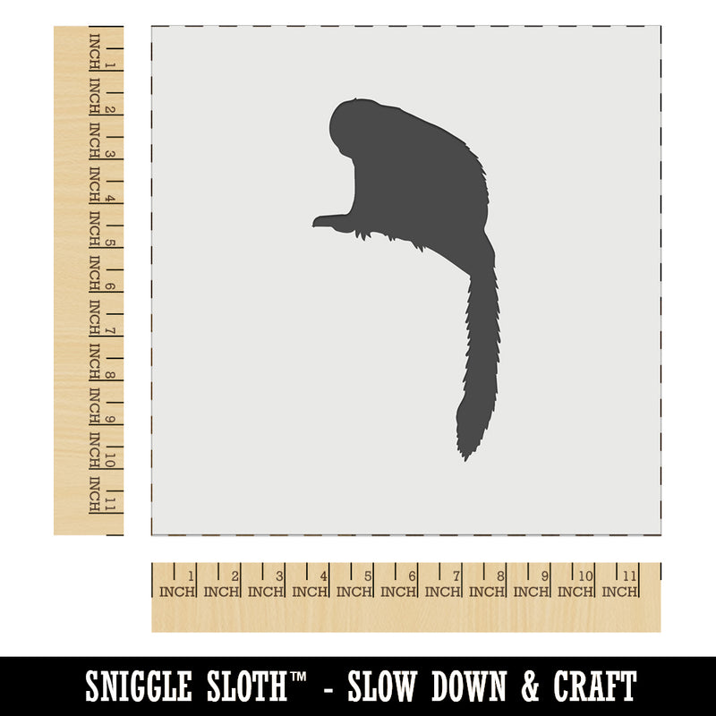 Squirrel Monkey Solid Wall Cookie DIY Craft Reusable Stencil