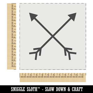 Crossed Arrows Wall Cookie DIY Craft Reusable Stencil