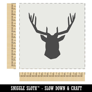 Deer Stag Head Solid Wall Cookie DIY Craft Reusable Stencil