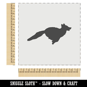 Fox Running Solid Wall Cookie DIY Craft Reusable Stencil