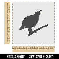 Quail Bird Solid Wall Cookie DIY Craft Reusable Stencil