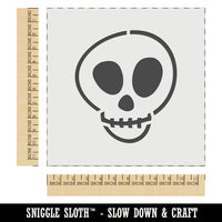 Skull Doodle Wall Cookie DIY Craft Reusable Stencil