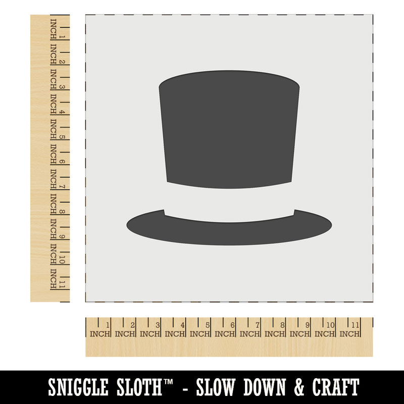 Top Hat Wall Cookie DIY Craft Reusable Stencil