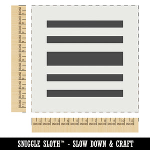 Stripe Pattern Background Wall Cookie DIY Craft Reusable Stencil