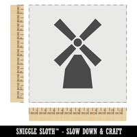 Windmill Netherlands Holland Wall Cookie DIY Craft Reusable Stencil