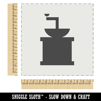 Coffee Grinder Solid Wall Cookie DIY Craft Reusable Stencil