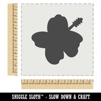 Hibiscus Hawaii Tropical Flower Solid Wall Cookie DIY Craft Reusable Stencil