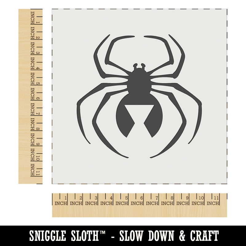 Black Widow Spider Wall Cookie DIY Craft Reusable Stencil