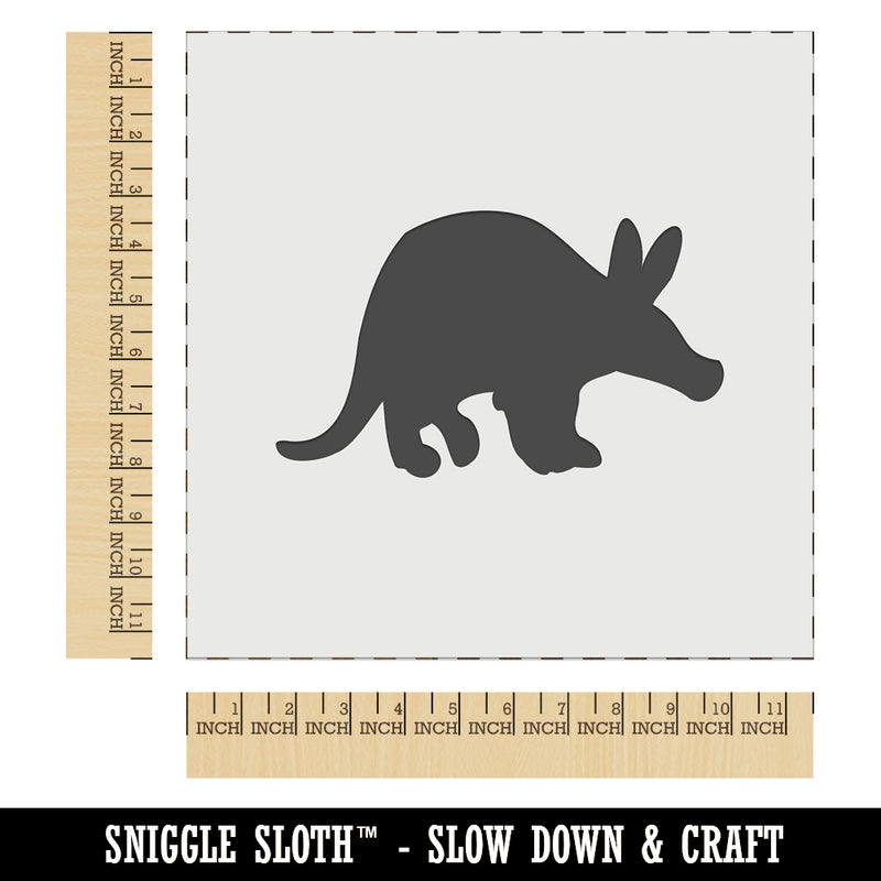 Aardvark Solid Wall Cookie DIY Craft Reusable Stencil