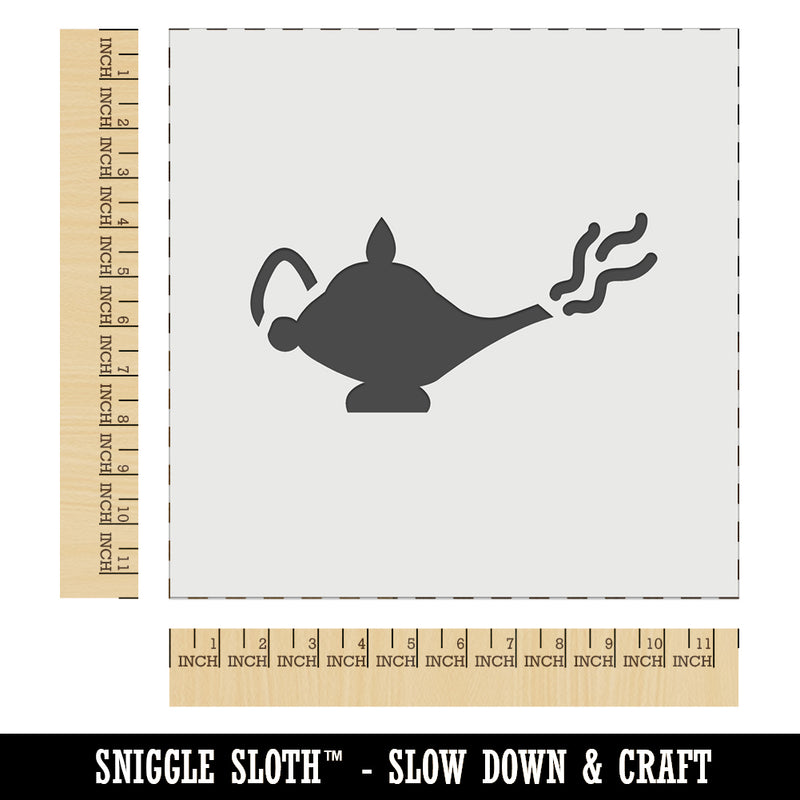 Genie Lamp Wall Cookie DIY Craft Reusable Stencil