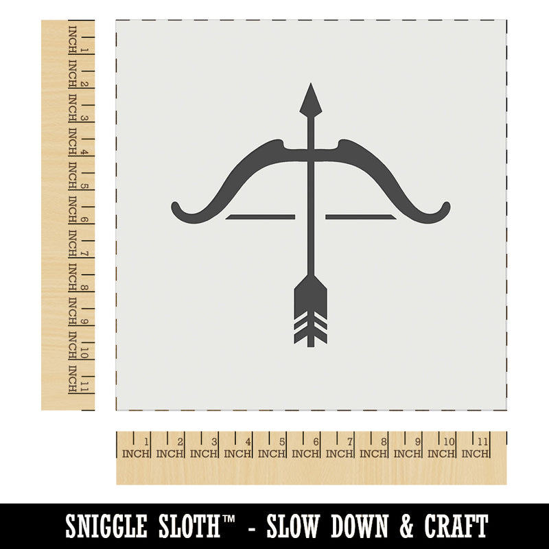 Archery Bow and Arrow Wall Cookie DIY Craft Reusable Stencil