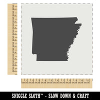 Arkansas State Silhouette Wall Cookie DIY Craft Reusable Stencil