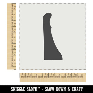 Delaware State Silhouette Wall Cookie DIY Craft Reusable Stencil