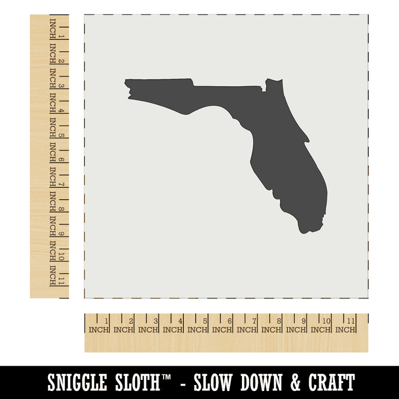 Florida State Silhouette Wall Cookie DIY Craft Reusable Stencil