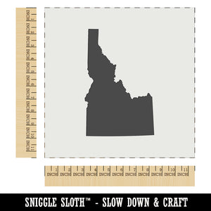 Idaho State Silhouette Wall Cookie DIY Craft Reusable Stencil