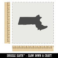 Massachusetts State Silhouette Wall Cookie DIY Craft Reusable Stencil