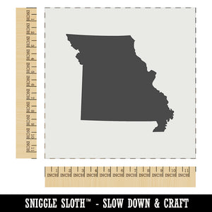 Missouri State Silhouette Wall Cookie DIY Craft Reusable Stencil