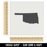 Oklahoma State Silhouette Wall Cookie DIY Craft Reusable Stencil