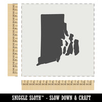 Rhode Island State Silhouette Wall Cookie DIY Craft Reusable Stencil