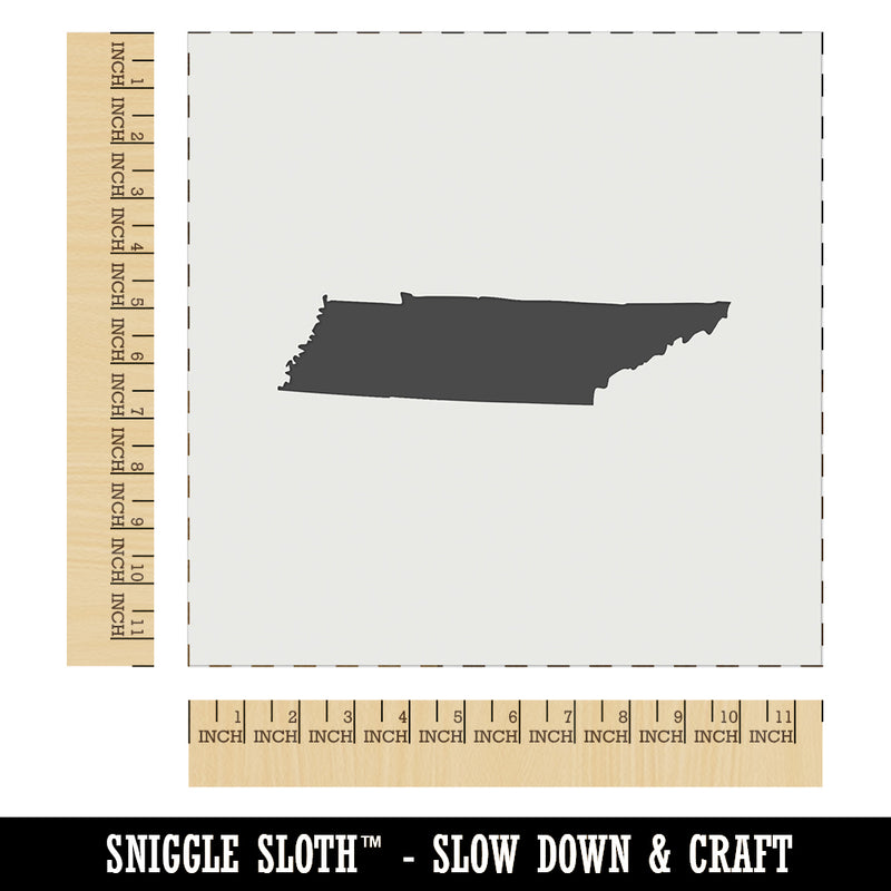 Tennessee State Silhouette Wall Cookie DIY Craft Reusable Stencil