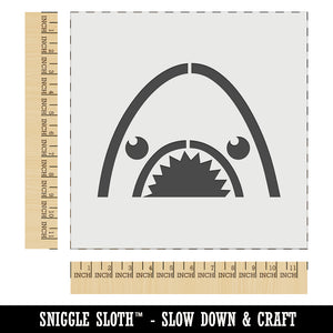 Peeking Shark Wall Cookie DIY Craft Reusable Stencil