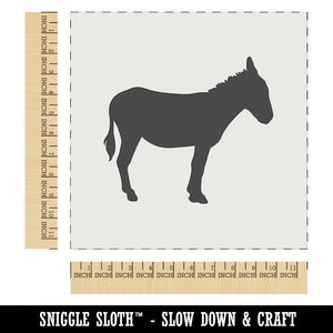 Donkey Silhouette Solid Wall Cookie DIY Craft Reusable Stencil