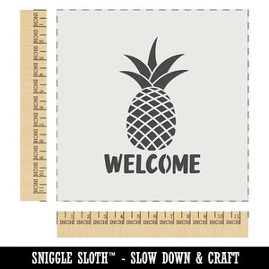 Pineapple Fruit Welcome Wall Cookie DIY Craft Reusable Stencil