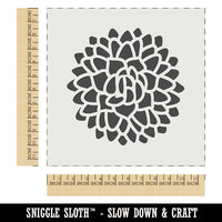 Beautiful Dahlia Flower Wall Cookie DIY Craft Reusable Stencil