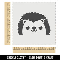 Peeking Hedgehog Wall Cookie DIY Craft Reusable Stencil