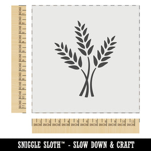 Wheat Stems Bread Baking Wall Cookie DIY Craft Reusable Stencil
