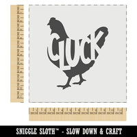 Chicken Hen Cluck Farm Animal Wall Cookie DIY Craft Reusable Stencil