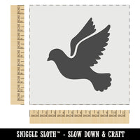 Dove Flying Silhouette Bird Wall Cookie DIY Craft Reusable Stencil