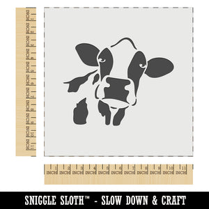 Silly Cow Face Wall Cookie DIY Craft Reusable Stencil